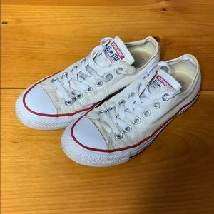 White All Star Low Top Converse